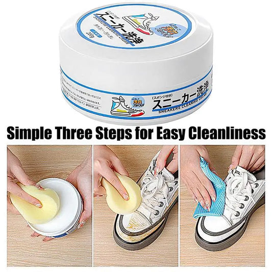 Shoe Cleaner Cream Sneaker Cleaner & Stain Removal Cream Multifunctional Stain Removal Cream for Effective Shoes Stain Remover