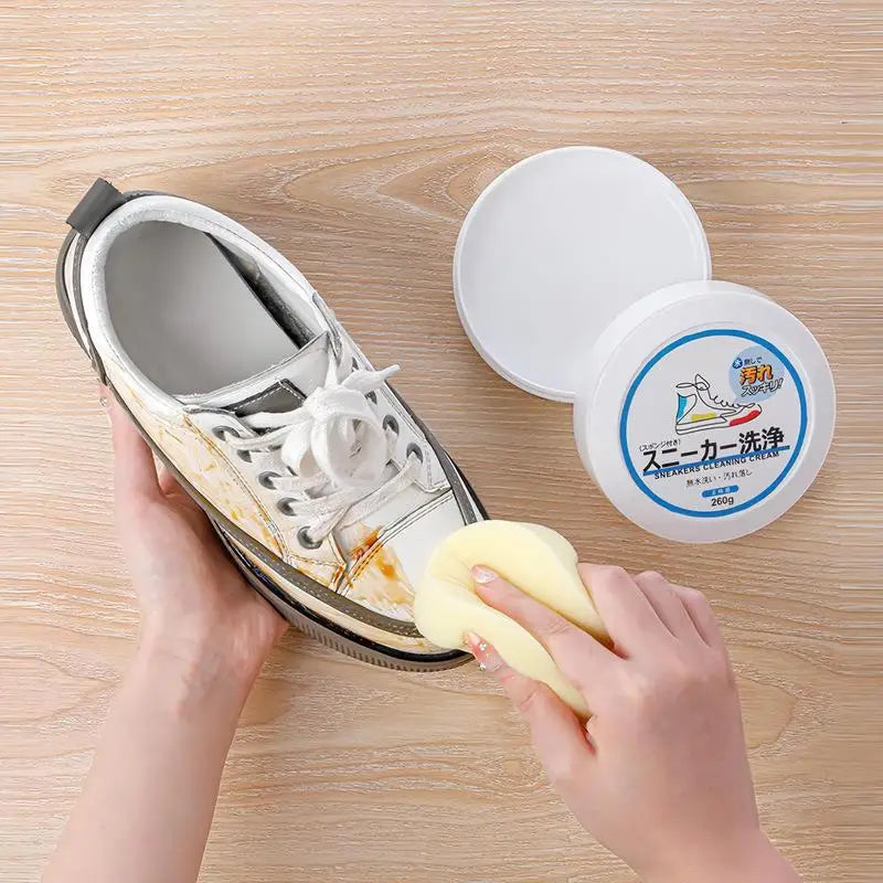 Shoe Cleaner Cream Sneaker Cleaner & Stain Removal Cream Multifunctional Stain Removal Cream for Effective Shoes Stain Remover